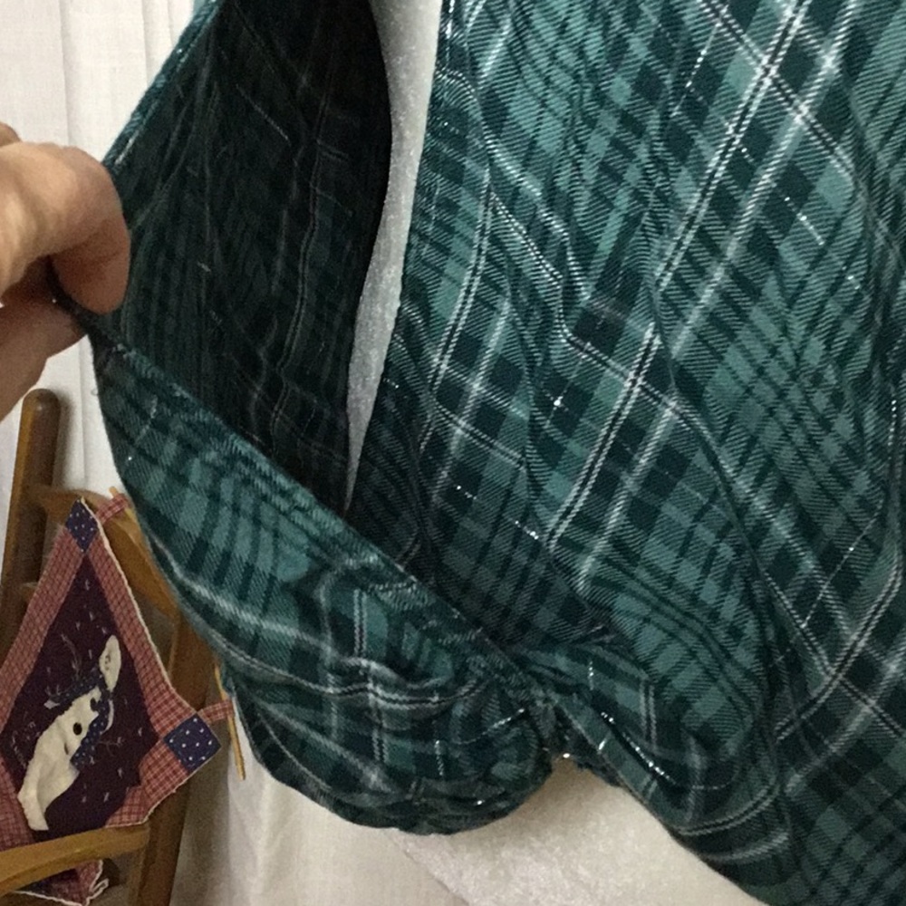 Rock & Republic Plaid Top M - Picture 2 of 8